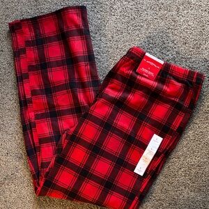 NWT New Wondershop Target Red and Black Plaid pajama Pants women’s sz L